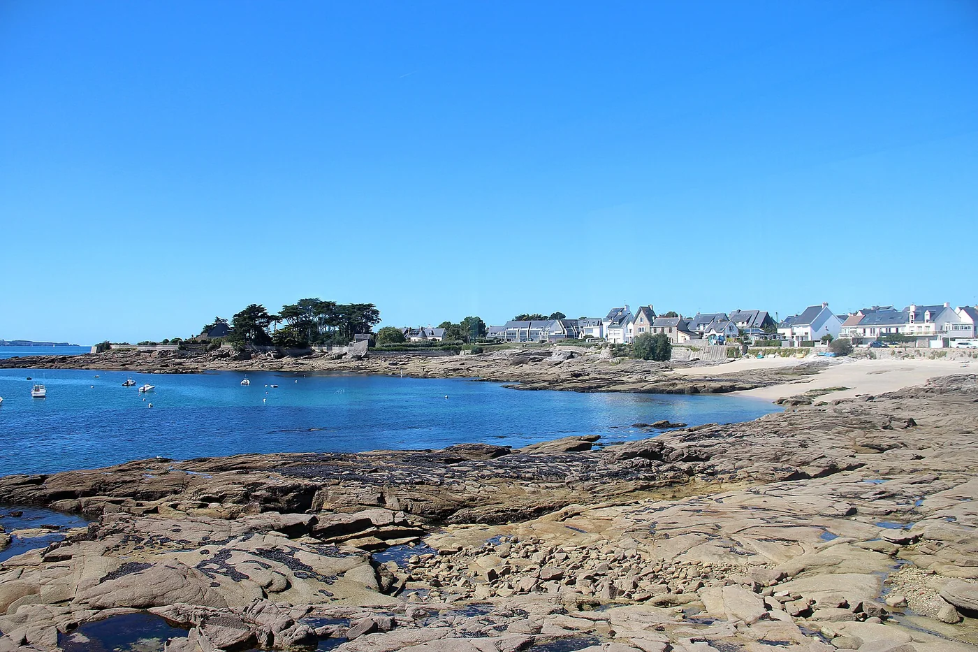 L’anse de Stole à Lomener, sur la commune de Ploemeur